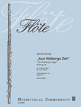 Edvard Hagerup Grieg Notenblätter Aus Holbergs Zeit op.40