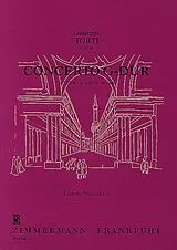 Giuseppe Torti Notenblätter Concerto G-Dur