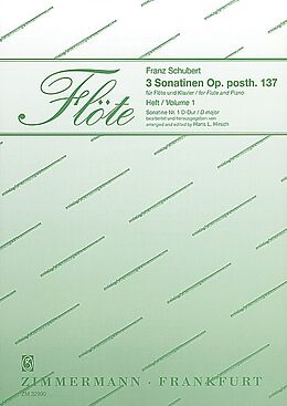 Franz Schubert Notenblätter Sonatine D-Dur D384 op.posth.137,1