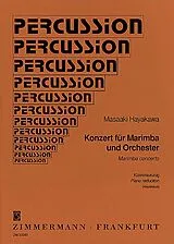 Masa Aki Hayakawa Notenblätter konzert für marimba und orchester