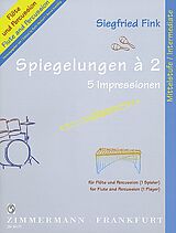 Siegfried Fink Notenblätter Spiegelungen a 2
