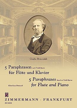 Giulio Briccialdi Notenblätter 5 Paraphrasen nach Verdi Opern