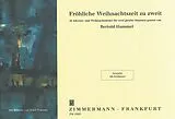  Notenblätter Fröhliche Weihnachtszeit zu zweit