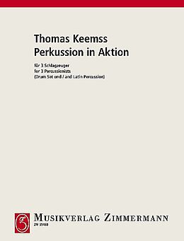 Thomas Keemss Notenblätter Perkussion in Aktion