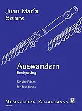 Juan María Solare Notenblätter Auswandern