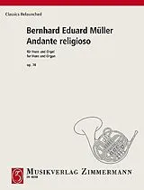 Bernhard Eduard Müller Notenblätter Andante religioso op.74