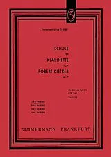 Robert Kietzer Notenblätter Schule für Klarinette Band 1
