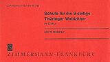 Wilhelm Wobersin Notenblätter Schule für 9-saitige Waldzither