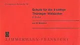Wilhelm Wobersin Notenblätter Schule für 9-saitige Waldzither