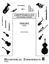  Notenblätter Grifftabelle