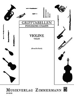 Geheftet Grifftabelle für Violine von 