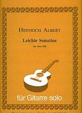 Heinrich Albert Notenblätter Leichte Sonatine im alten Stil