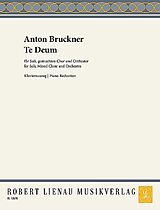 Anton Bruckner Notenblätter Te Deum