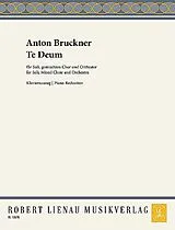 Anton Bruckner Notenblätter Te Deum