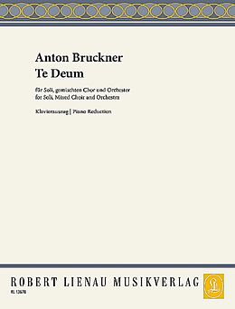 Anton Bruckner Notenblätter Te Deum