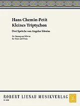 Hans Helmuth Chemin-Petit Notenblätter Kleines Tryptychon