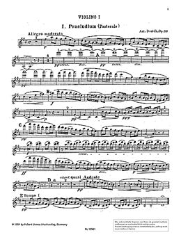 Antonin Leopold Dvorak Notenblätter Suite op.39