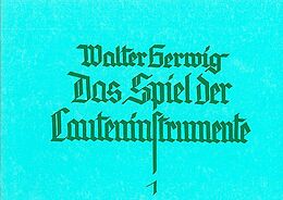 Walter Gerwig Notenblätter Das Spiel der Lauteninstrumente