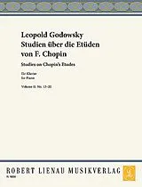 Leopold Godowsky Notenblätter Studien über die Etüden von Chopin Band 2 (Nr.13-20)