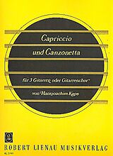  Notenblätter Capriccio und Canzonetten