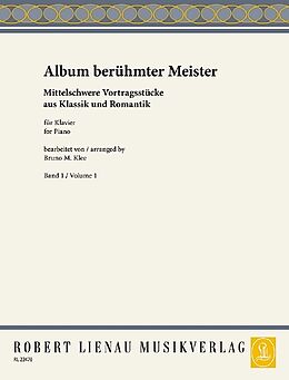  Notenblätter Album berühmter Meister Band 1