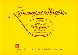Rudolf Lerich Notenblätter Suite a-Moll