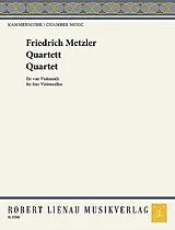Friedrich Metzler Notenblätter Quartett