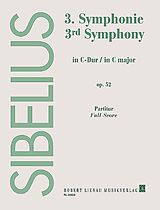 Jean Sibelius Notenblätter Sinfonie C-Dur Nr.3 op.52