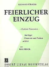 Richard Strauss Notenblätter Feierlicher Einzug