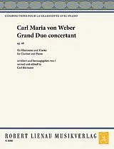 Carl Maria von Weber Notenblätter Grand Duo concertant op.48