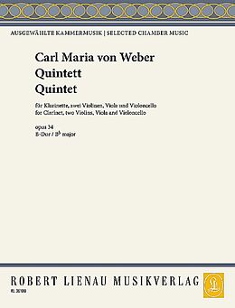 Carl Maria von Weber Notenblätter Grand quintetto op.34