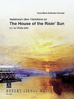 Hans-Erich Schröder-Conrad Notenblätter Variationen über House of the rising sun