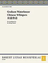 Graham Waterhouse Notenblätter Chinese Whispers