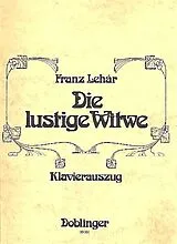 Franz Lehár Notenblätter Die lustige Witwe