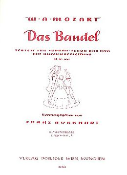 Wolfgang Amadeus Mozart Notenblätter Das Bandel KV441
