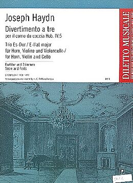 Franz Joseph Haydn Notenblätter Divertimento Es-Dur Hob.IV-5