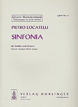 Pietro Antonio Locatelli Notenblätter Sinfonia