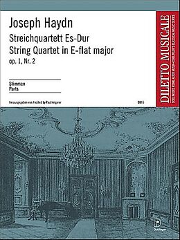 Franz Joseph Haydn Notenblätter Streichquartett Es-Dur op.1,2
