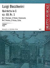 Luigi Boccherini Notenblätter Quintett C-Dur op.60,1 für 2 Violinen