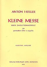 Anton Heiller Notenblätter Kleine Messe über Zwölftonmodelle