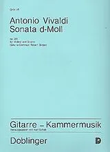 Antonio Vivaldi Notenblätter Sonate d-Moll op.2,3 für Violine