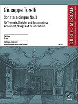 Giuseppe Torelli Notenblätter SONATA A CINQUE D-DUR NR.1