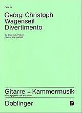 Georg Christoph Wagenseil Notenblätter Divertimento D-Dur