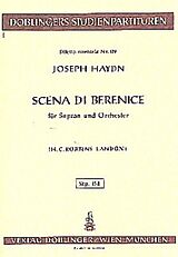 Franz Joseph Haydn Notenblätter Scena di Berenice Hob.XXIVa-10