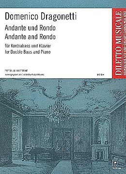 Domenico Dragonetti Notenblätter Andante und Rondo für