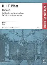 Heinrich Ignaz Franz von Biber Notenblätter Battalia