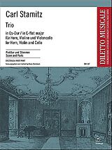 Karl Stamitz Notenblätter Trio Es-Dur für Horn in F, Violine