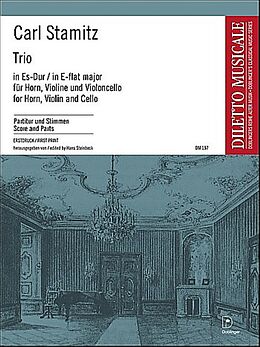 Karl Stamitz Notenblätter Trio Es-Dur für Horn in F, Violine