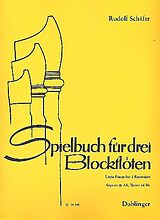 Rudolf Schäfer Notenblätter Spielbuch für 3 Blockflöten (SAT)
