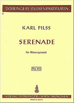 Karl Pilss Notenblätter Serenade